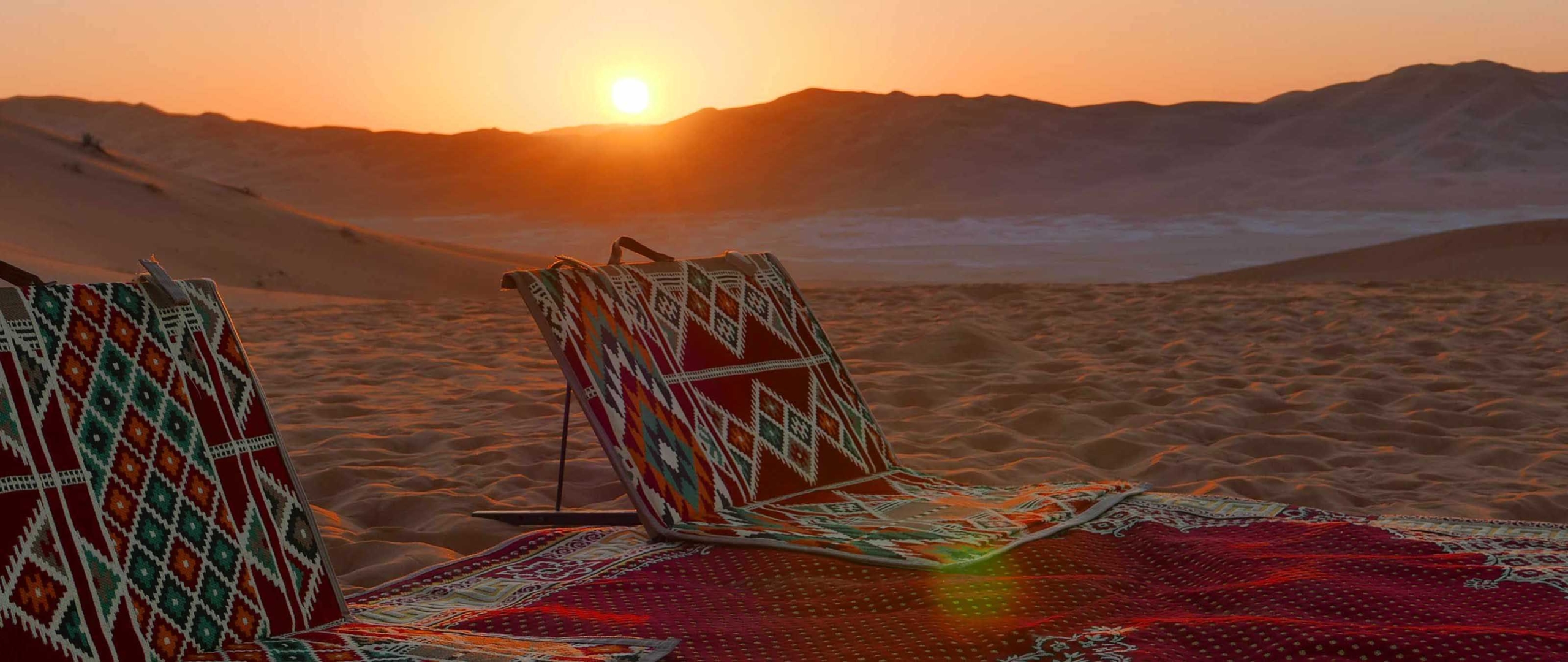 Sonnenuntergang in der Wüste Rub al Khali